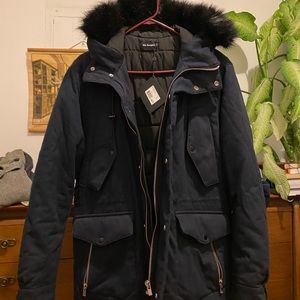 The Kooples Navy Blue Parka